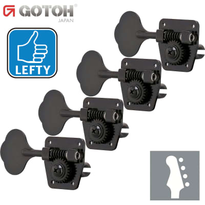 NEW Gotoh GB2 L4+R1 Clover Leaf 5-String Bass Tuners 26:1