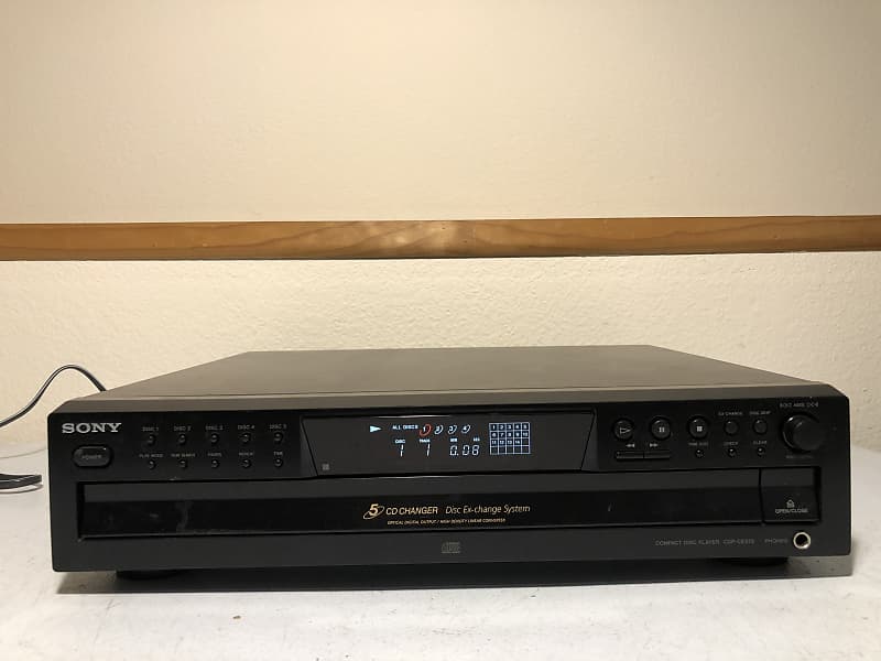 Sony CDP-CE375 CD Changer Player 2024 Tested & Working Great Condition No Remote