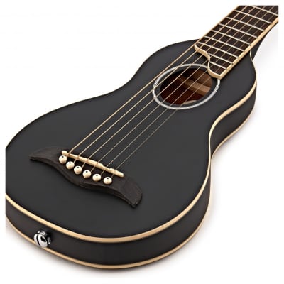 S.yairi YM-02 BLK mahogany Mini acoustic guitar Satin / Black | Reverb