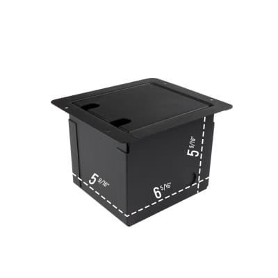 Elite Core FB-QUAD-AC Recessed Floor Box with Quad AC Outlets Only image 6
