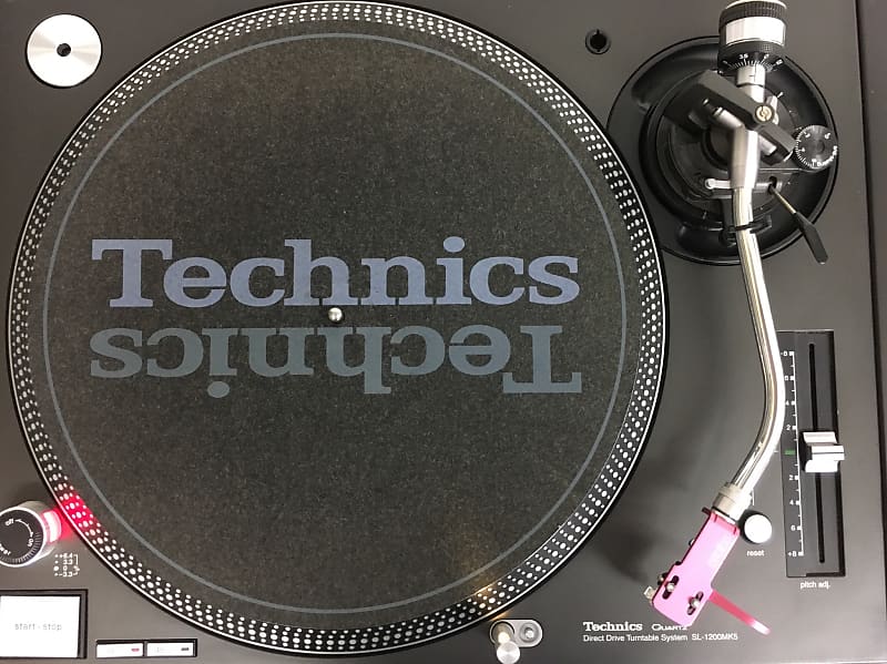 Technics SL-1200 MK5 PAIR Turntables Excellent condition + Shure