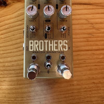 Chase Bliss Audio Brothers Analog Gain Stage 2017 - 2018 - Gold for sale
