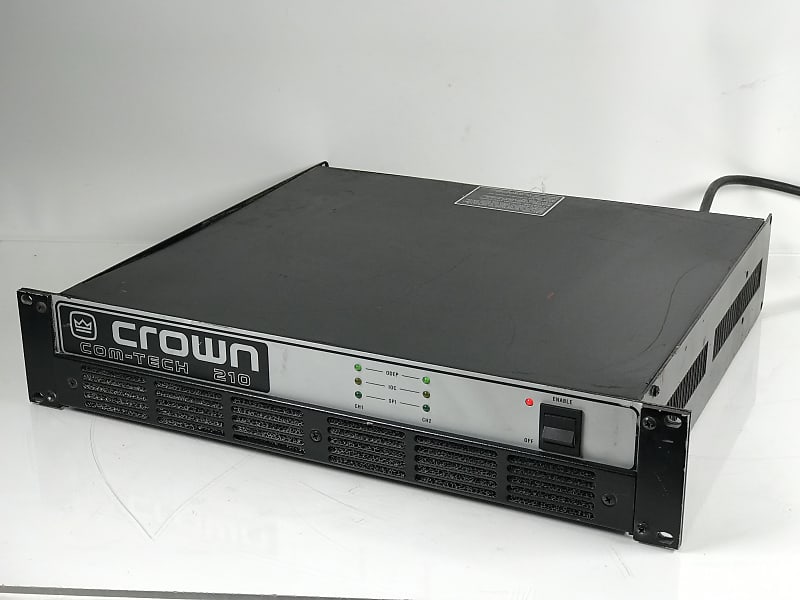 CROWN COM-TECH 210 パワーアンプ　AMCRON Com-Tech 210 Crown (Power Amplifier) | ArtisanTG™