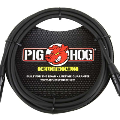 Pig Hog 10ft DMX Lighting Cable 3 Pin,  PHDMX10 image 1