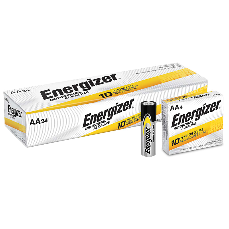 Energizer Industrial EN91 AA 1.5v Alkaline Batteries (24 | Reverb