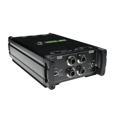 Mackie MDB-2P Stereo Passive Direct Box 1/4" XLR Converts Unbalanced to Balanced image 2