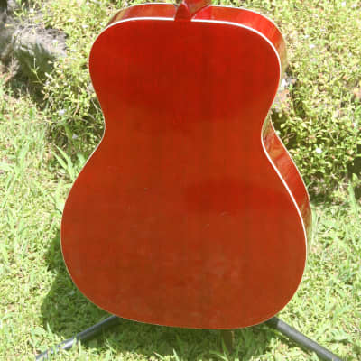 Yasuma Newance MODEL No.1600H 000 size guitar 1973 Sunburst image 10