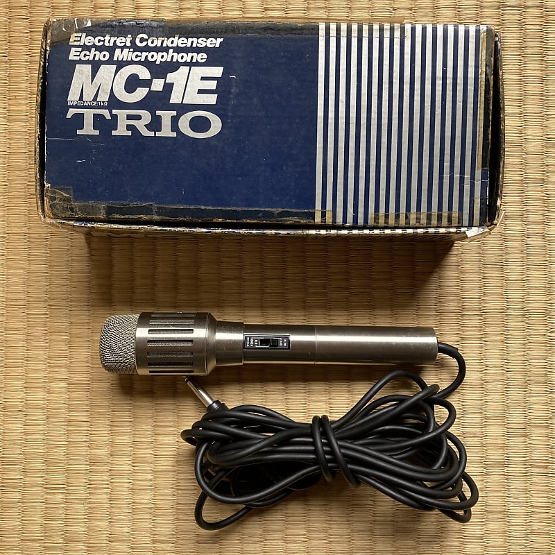 ☆ RARE ☆ 1970s Spring Reverb Microphone Vintage Japanese Echo Mic ~ MIJ  Condenser ☆ Real Spring !