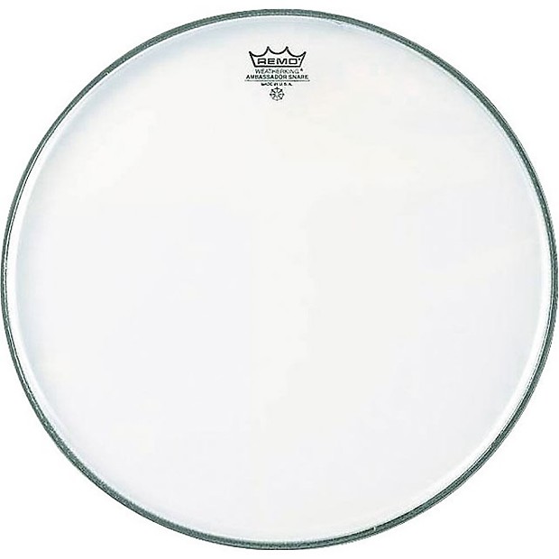 Remo Ambassador Clear Snare Side Drum Head 14" image 1