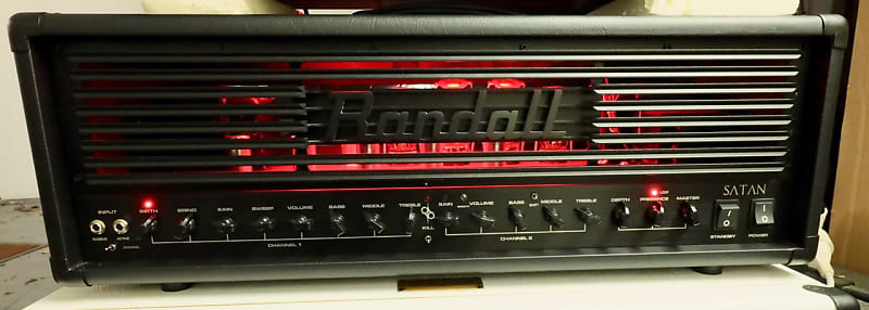 Randall Satan 120 Ola Englund Signature 2-Channel 120-Watt Tube Guitar Amp Head 2010s - Black image 1