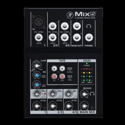 Mackie MIX5 5 Channel Compact Mixer image 2