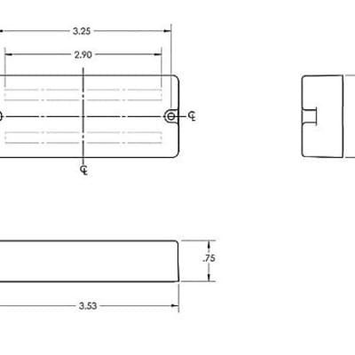 Seymour Duncan 11407-11 Basslines ASB-BO Blackouts for Bass - 4 string set image 2