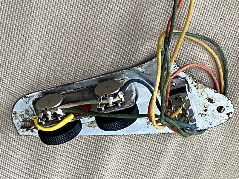 Vintage 1964 Fender Jaguar / Jazzmaster Wiring Mini Pots Reverb