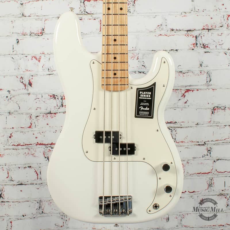 Fender Player Precision Bass Polar White | Reverb