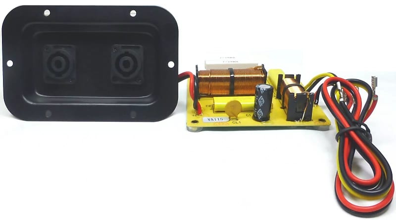 Replacement 2-Way Passive Crossover Yamaha Speaker S115V, S112V w Speakon Plate  			