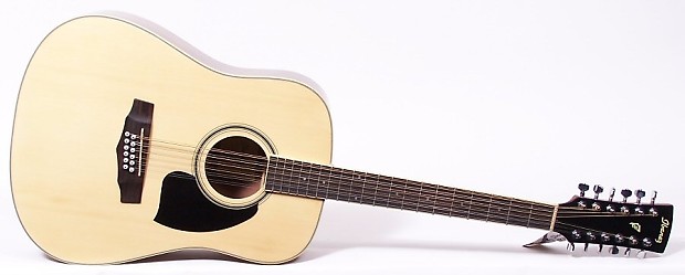Ibanez PF512 12 String Acoustic Guitar PF512NT Reverb