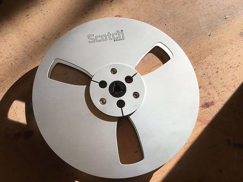 SCOTCH metal take-up reel 7-inch for 1/4-inch tape