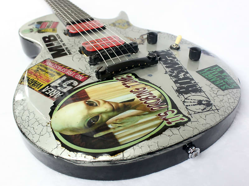 Custom Painted, Upgraded and Relic'ed ESP LTD EC-10 Electric Guitar