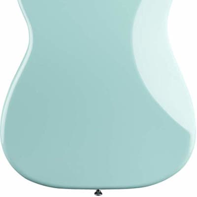 Fender Squier Bullet Stratocaster Hard Tail, Laurel - Tropical Turquoise image 2