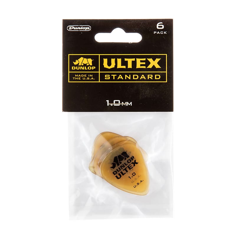 Dunlop Ultex Standard Guitar Picks 1.0mm - 6 Pack image 1