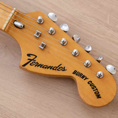 1970s Fernandes Burny Custom FST-75N Vintage S-Style Guitar 1970s Fernandes Burny Custom FST-75N Vintage S-Style Guitar