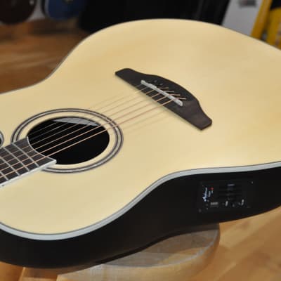 OVATION APPLAUSE Balladeer AB24 4S Natural Satin / Mid Depth Acoustic/Electric Folk Guitar / AB24-4S image 6