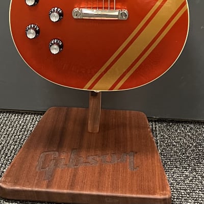 Gibson *MOD* Les Paul Standard '50s Left Handed 2021  Lefty Burnt Orange / Gold Racing Stripe image 17