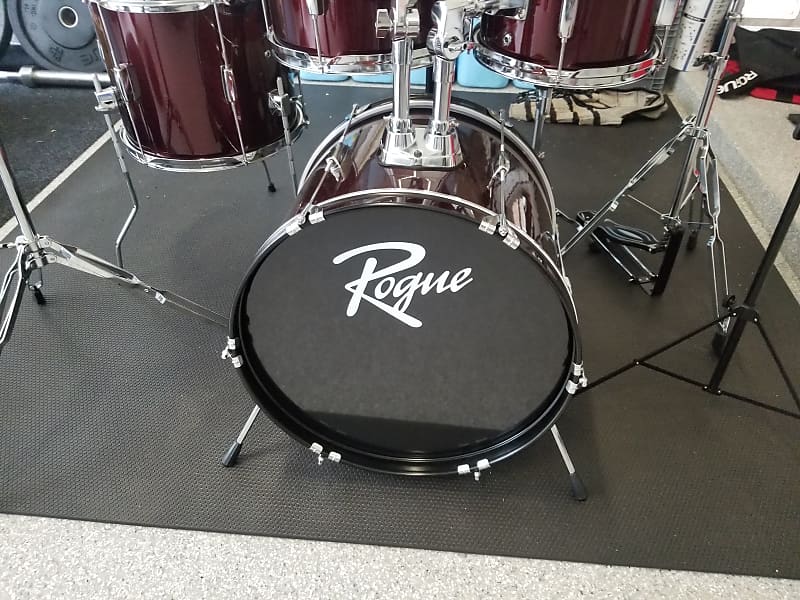 Rogue 5 piece Drum set 2020 Red Reverb