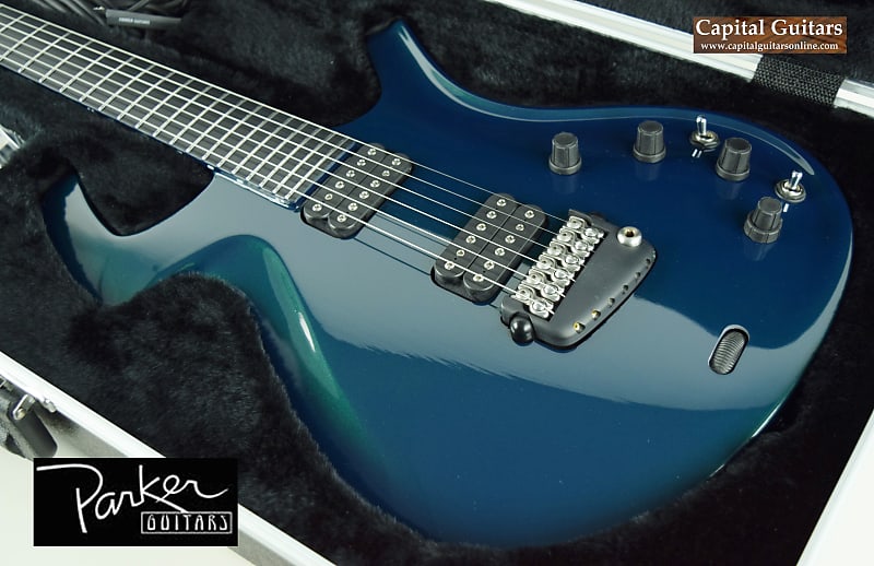 【極美品】Parker Fly Deluxe Emerald Green Parker Fly Deluxe HH Emerald Green 1997 – Chicago Music Exchange