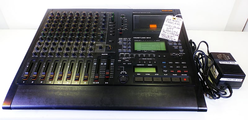 TASCAM MIDIStudio 644 CASSETTE MULTITRACK Recorder with the Original TASCAM  Power Supply:-NON-WORKING!