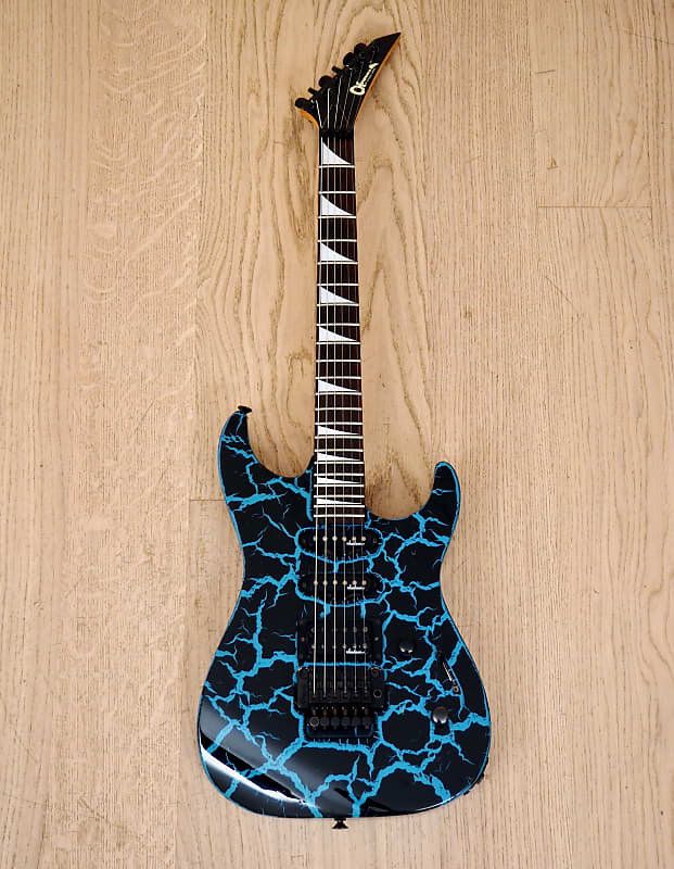 1980s Charvel by Jackson DK-065-SSH Custom Blue Crackle Japan