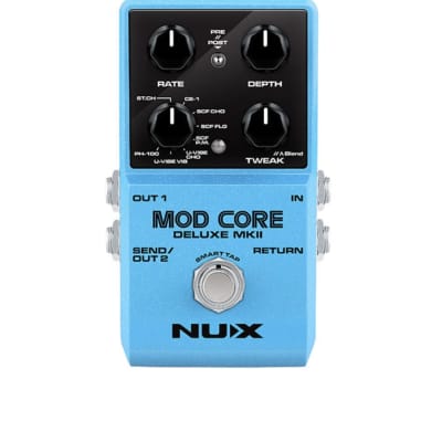 NuX Mod Core Deluxe MkII Modulation Guitar Bass Pedal  2023 - New! image 1