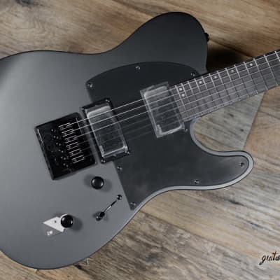 ESP LTD TE-1000 Evertune Electric Guitar – Charcoal Metallic Satin image 8