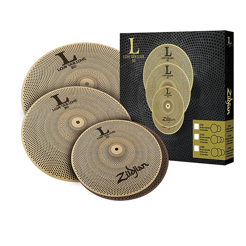 Zildjian Low Volume Cymbal Set LV468 image 1