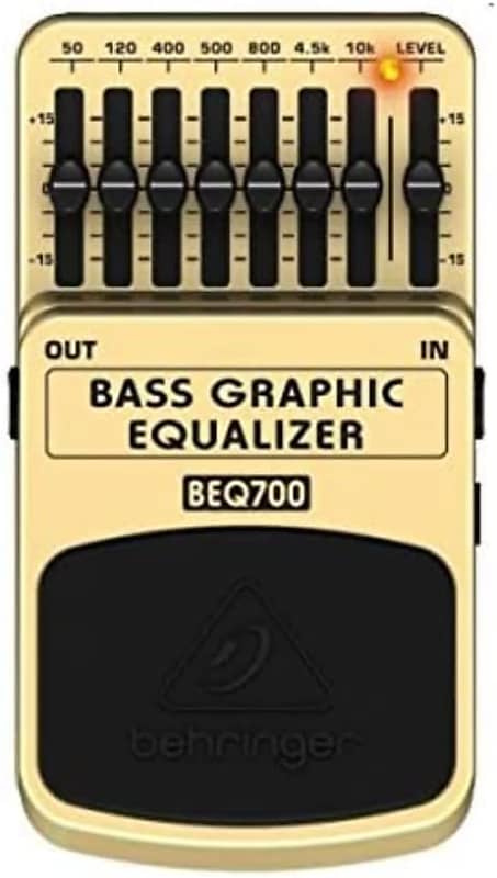 Behringer - BEQ700 - 7-Band Equalizer Bass Graphic Pedal image 1