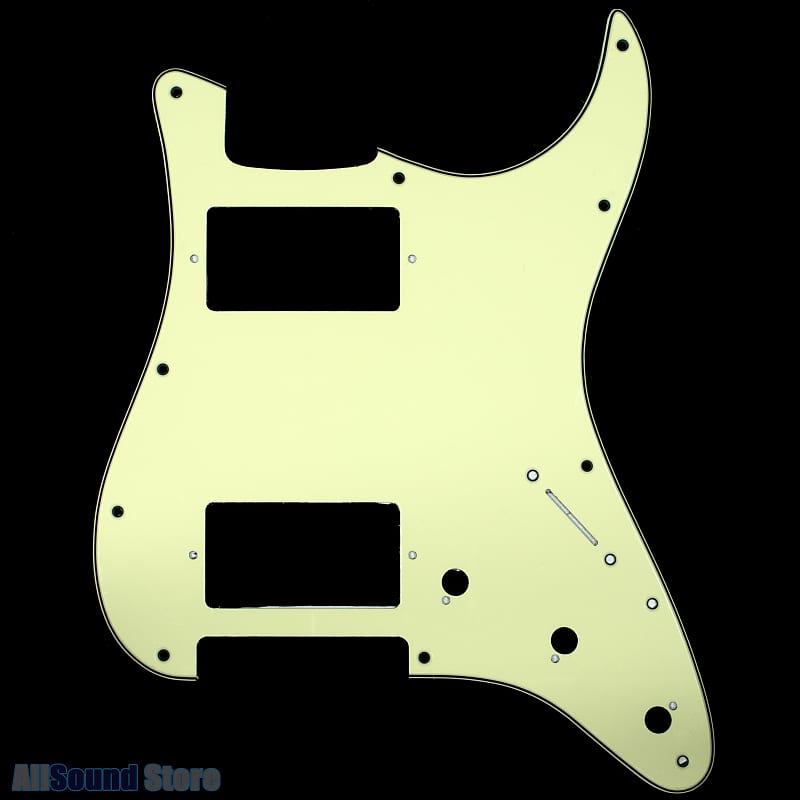 3-Ply MINT GREEN Pickguard for HH 2 Humbuckers Fender® Stratocaster® Strat USA MIM Standard 11-Hole image 1