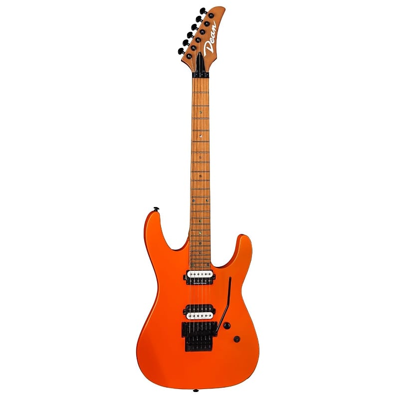 Dean MD24 Floyd Electric Guitar, Roasted Maple Neck, Vintage Orange #MD24FRM VOR image 1