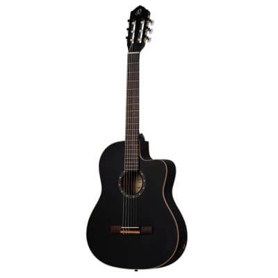 Ortega Family Series Thinline Acoustic-Electric Nylon Classical 6-String Guitar w/ Bag image 3