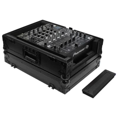 Odyssey FZ12MIXXDBL Universal Black 12″ Format DJ Mixer Flight Case with Extra Deep Rear Cable Compartment image 2