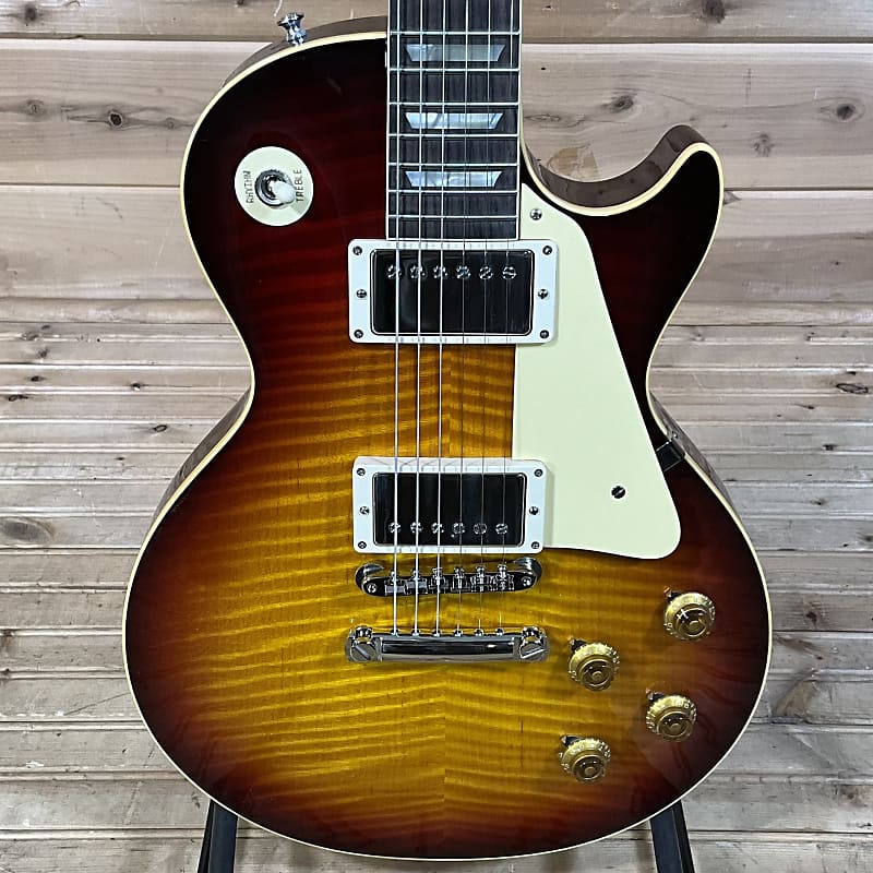 Guitare électrique Gibson 1968 Les Paul Custom Reissue Gloss Ebony