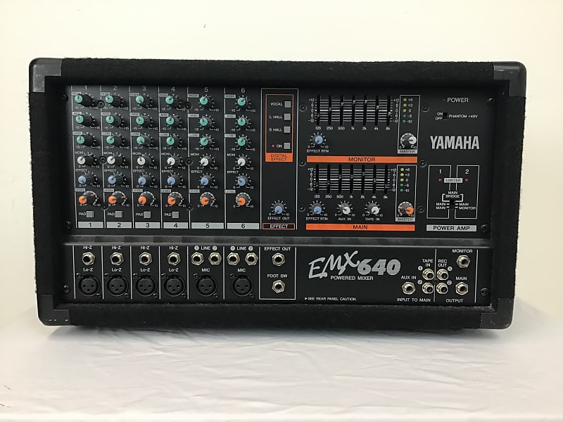 Used Yamaha EMX640 Powered Mixer Reverb