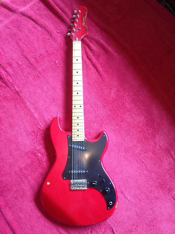 Vintage MIJ Matsumoku Sewia Rockman Series Red Duo Sonic Type Guitar (Ibanez Plant) image 1