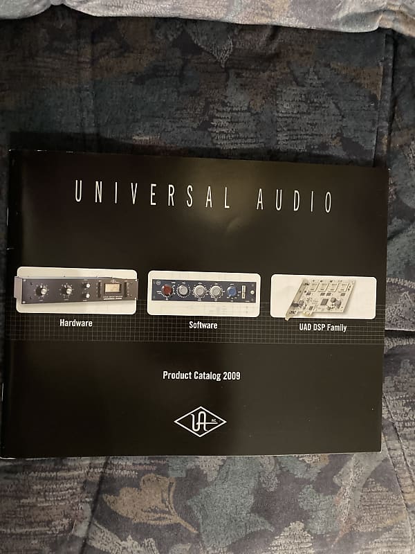 Universal Audio Product Brochure / catalog from 2009 Reverb