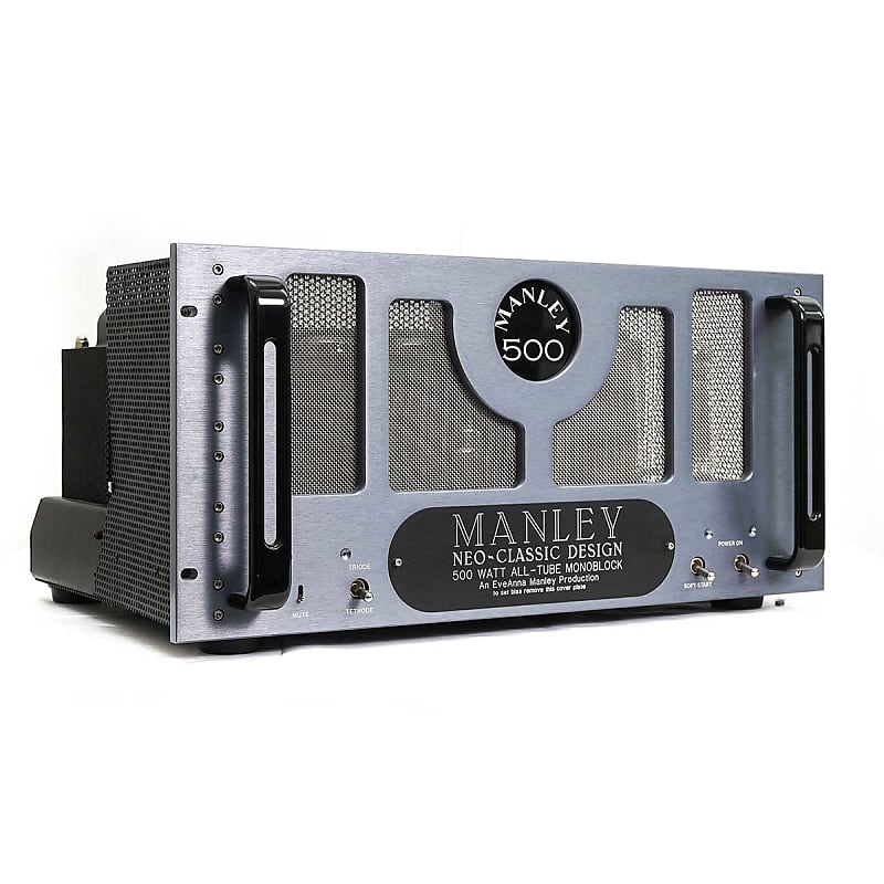 Manley Labs Neo-Classic 500 Watt All-Tube Monoblock Pair (500W) Blue