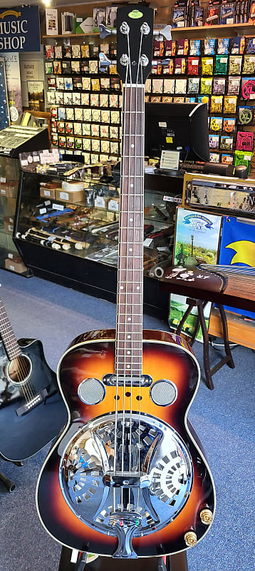 Regal RD-05E Resonator Bass Guitar | Reverb UK