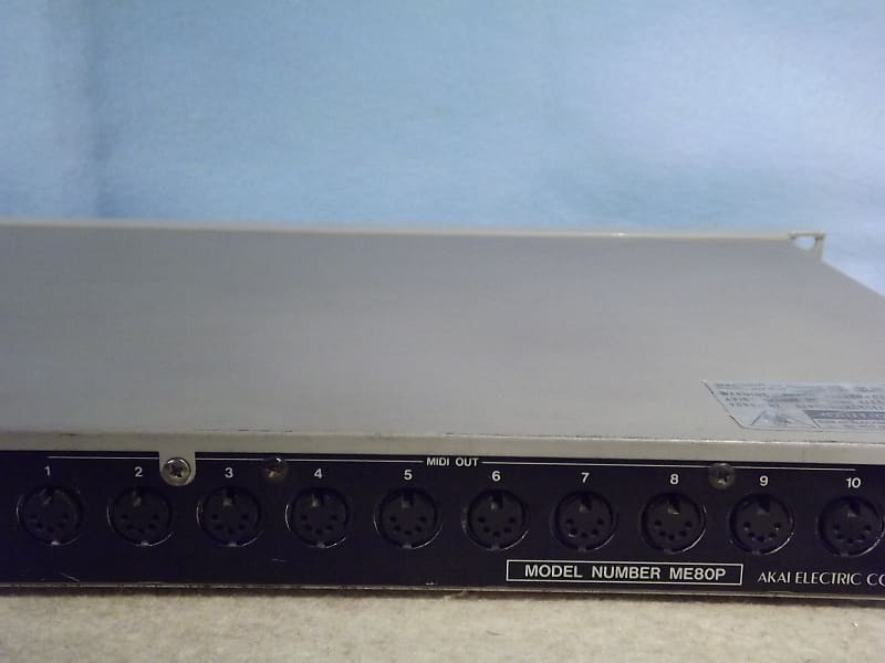 Akai ME80P MIDI patch bay