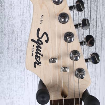 Fender® Squier Mini Stratocaster Left Handed Electric Guitar Lefty Strat Black image 10
