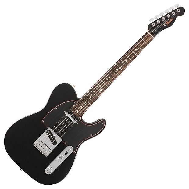 Fender Special Edition Noir Telecaster with Pau Ferro Fretboard Satin Black with Matching Headstock 2017 image 3