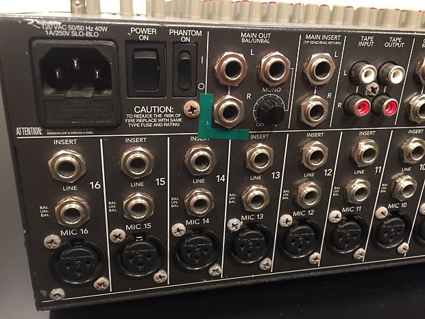 Mackie CR1604-VLZ 16 channel mixing console mixer Mackie CR1604-VLZ 16 channel mixing console mixer