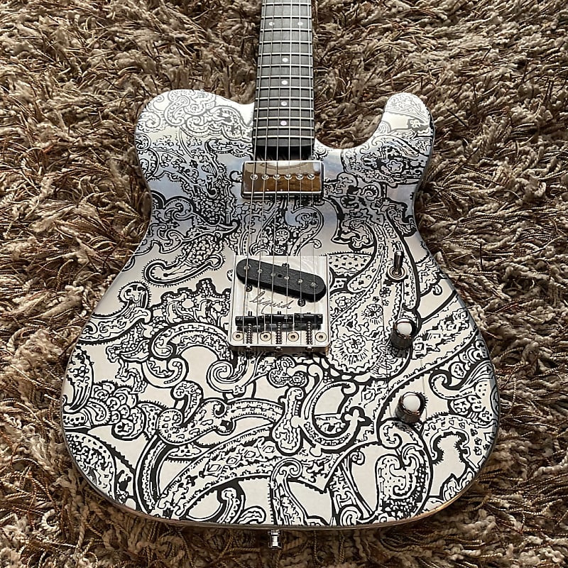 NEW ALUMINUM TOP 6 STRING TELE STYLE SOLID STYLE ELECTRIC GUITAR CUSTOM  PAISLEY